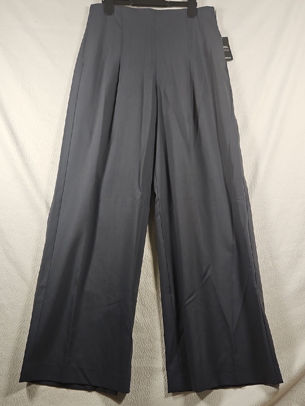 Karen Millen Tailored Twill Essential Wide Keg Trouser In Grey
